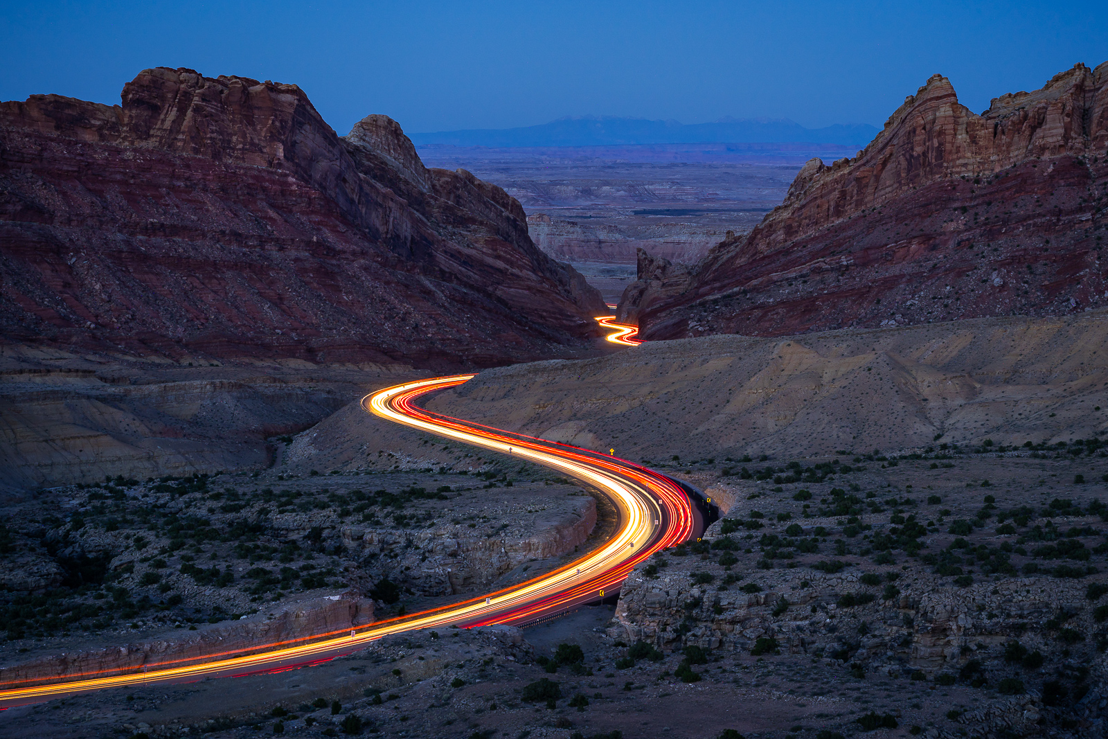 Interstate 70 und die San Rafael Swell