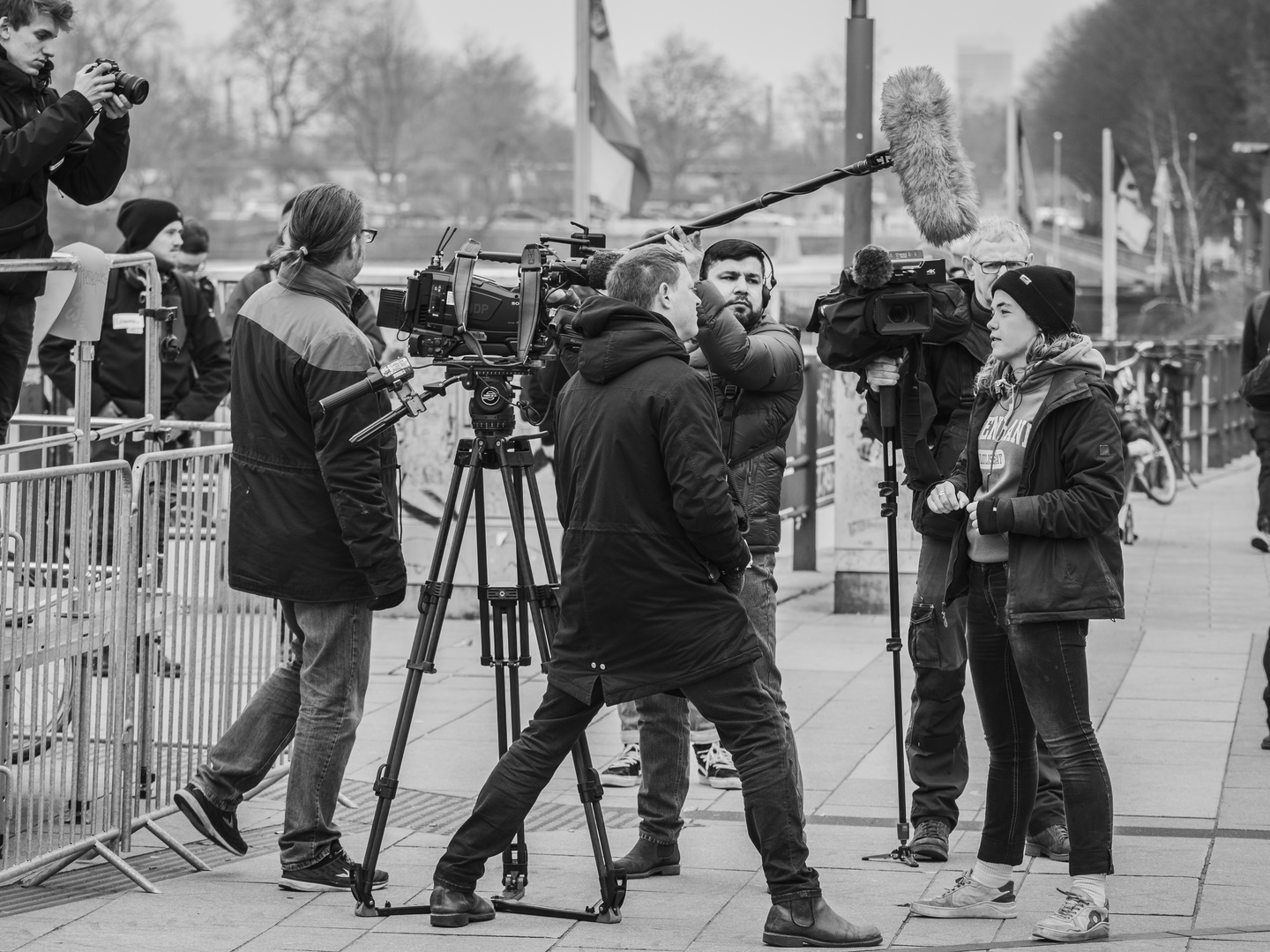 Interview Foto &amp; Bild | hamburg, menschen, klimastreik Bilder auf ...