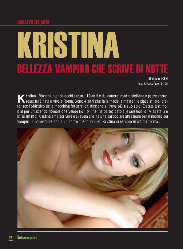 intervista per il magazine