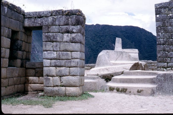 Inti Huatana in Machu Picchu