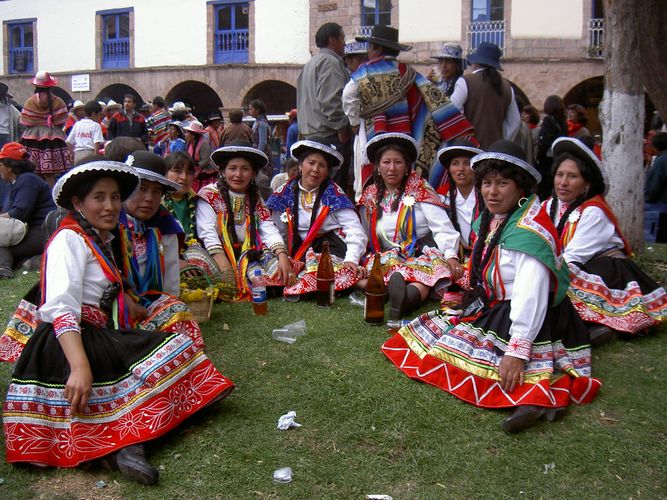 Inti Raymi Fest der Indios in Cuzco, Peru, Juni 2005