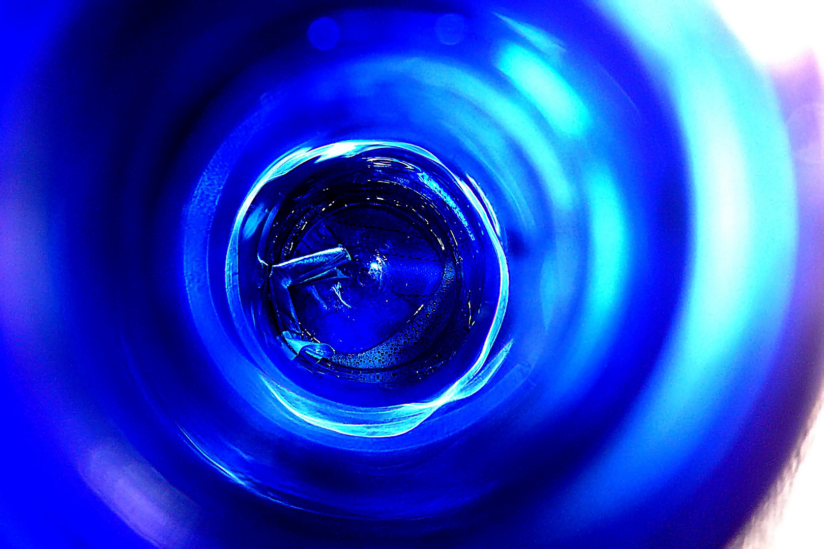 into the blue ...bottle