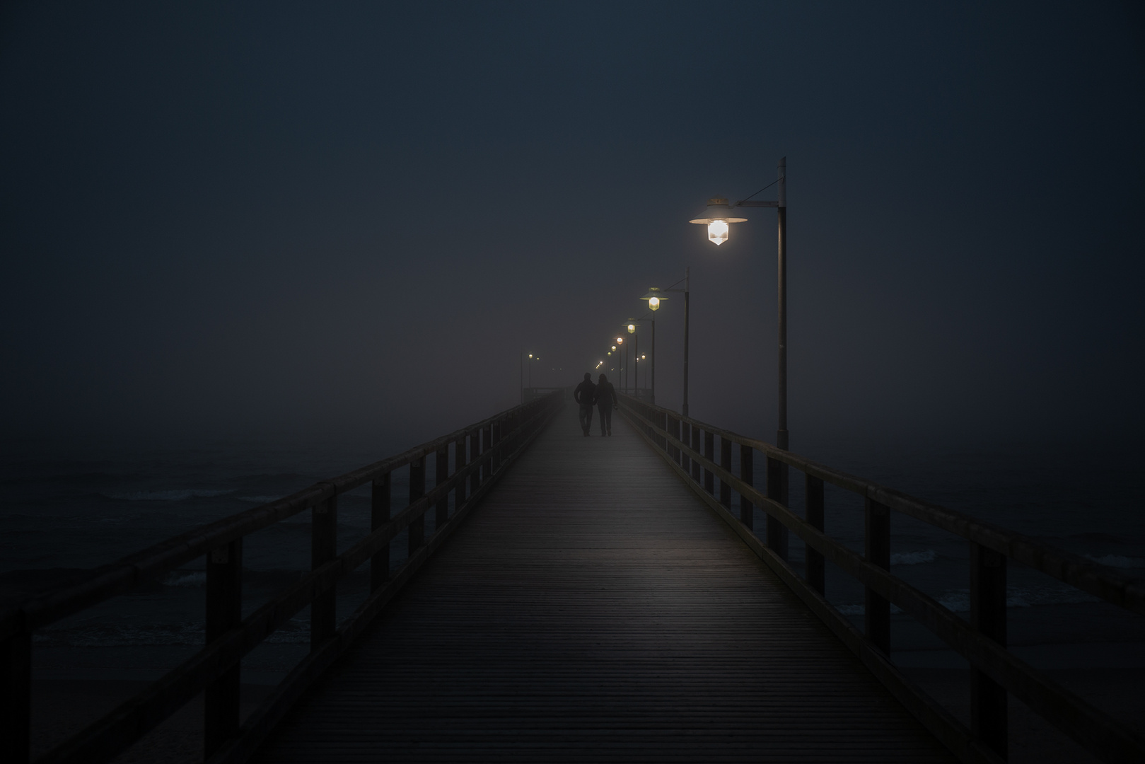 into the fog