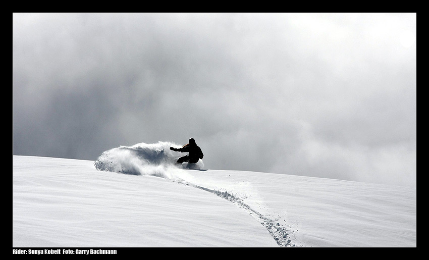 Into the pow-clouds