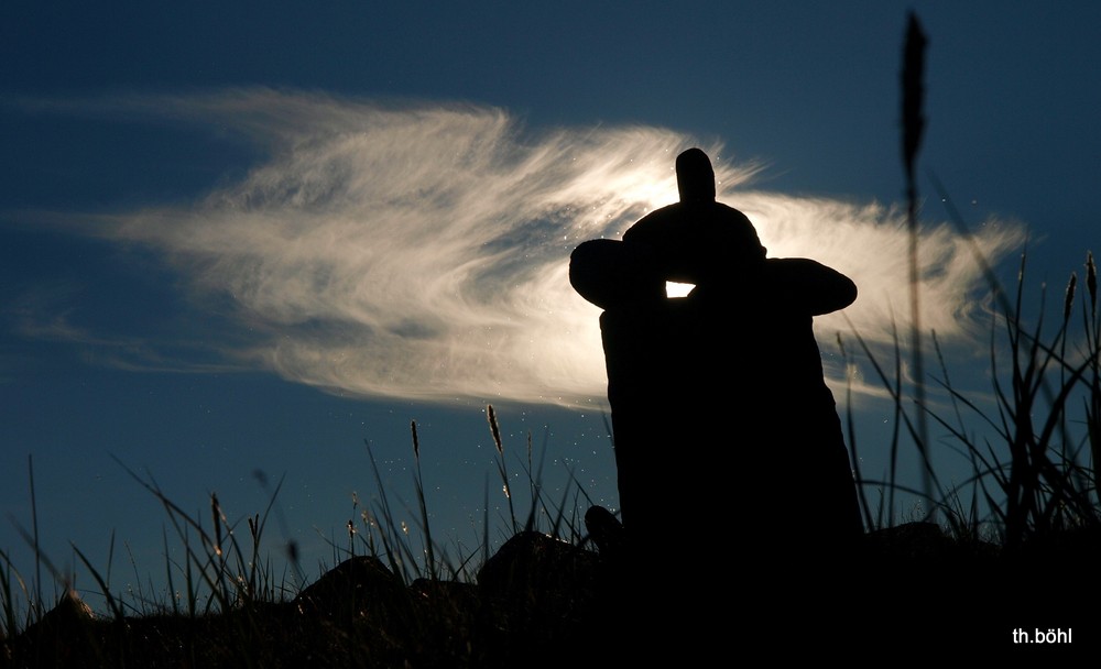 Inuksuk am Kazan River (Inuit Ku)