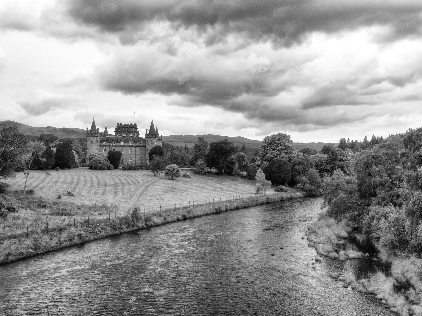 Inveraray Castle am River Aray