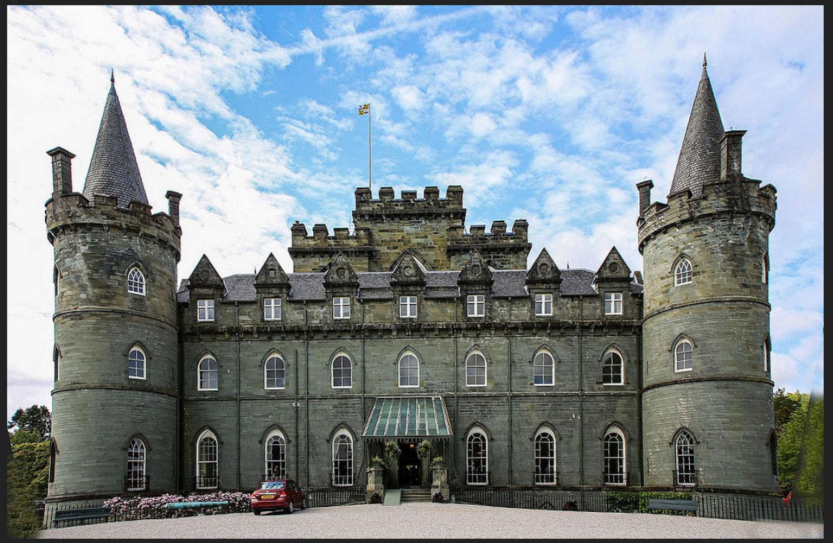 Inverary castle bearbeitet