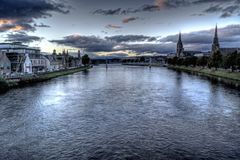 Inverness am Fluss Ness,Schottland-Highlands