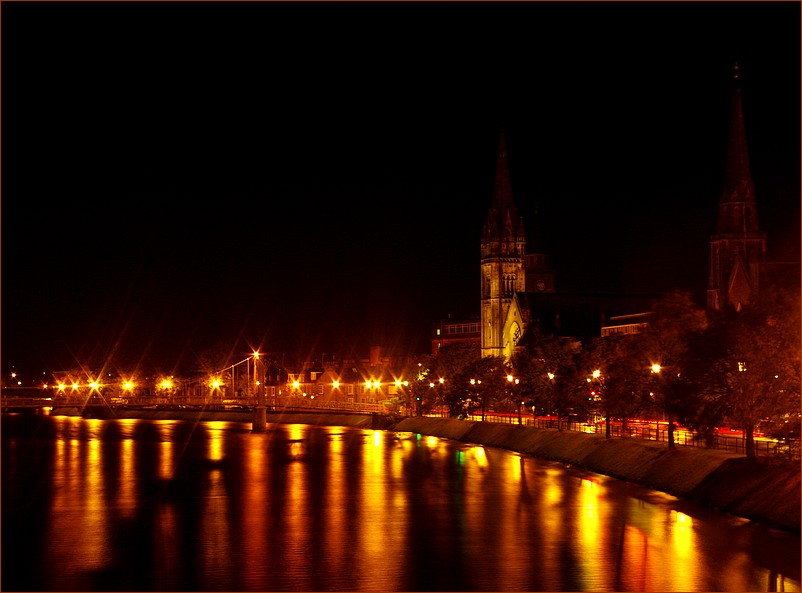 Inverness at night