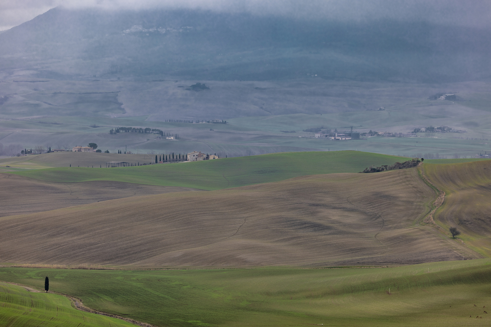 Inverno in Val d'Orcia