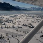 Inversion in den alpen