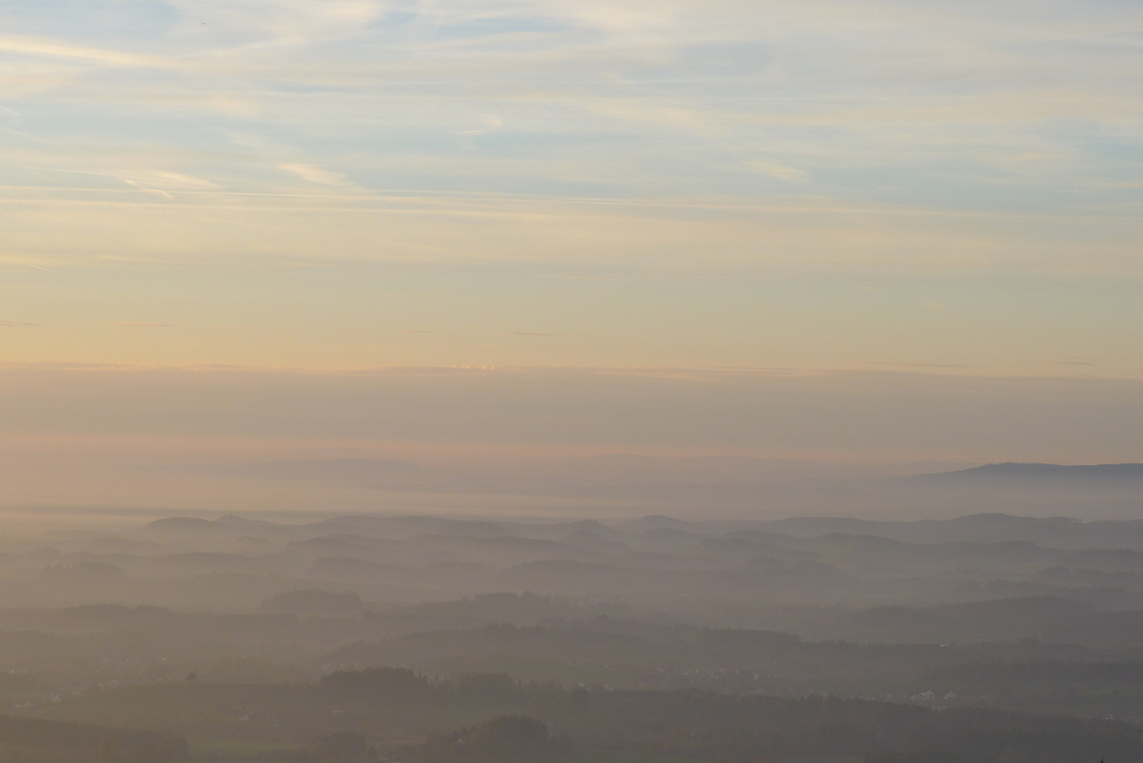 Inversionslage am Bodensee