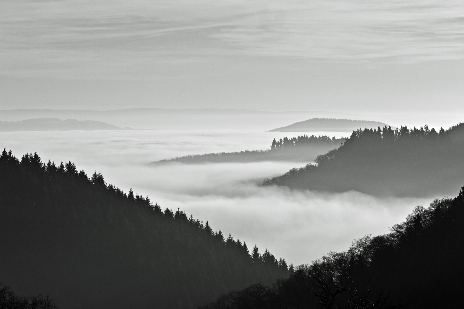 Inversionswetterlage, oder: Winter kann auch schön sein!