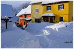 Invierno en el pueblo II (Winter im Dorf II)