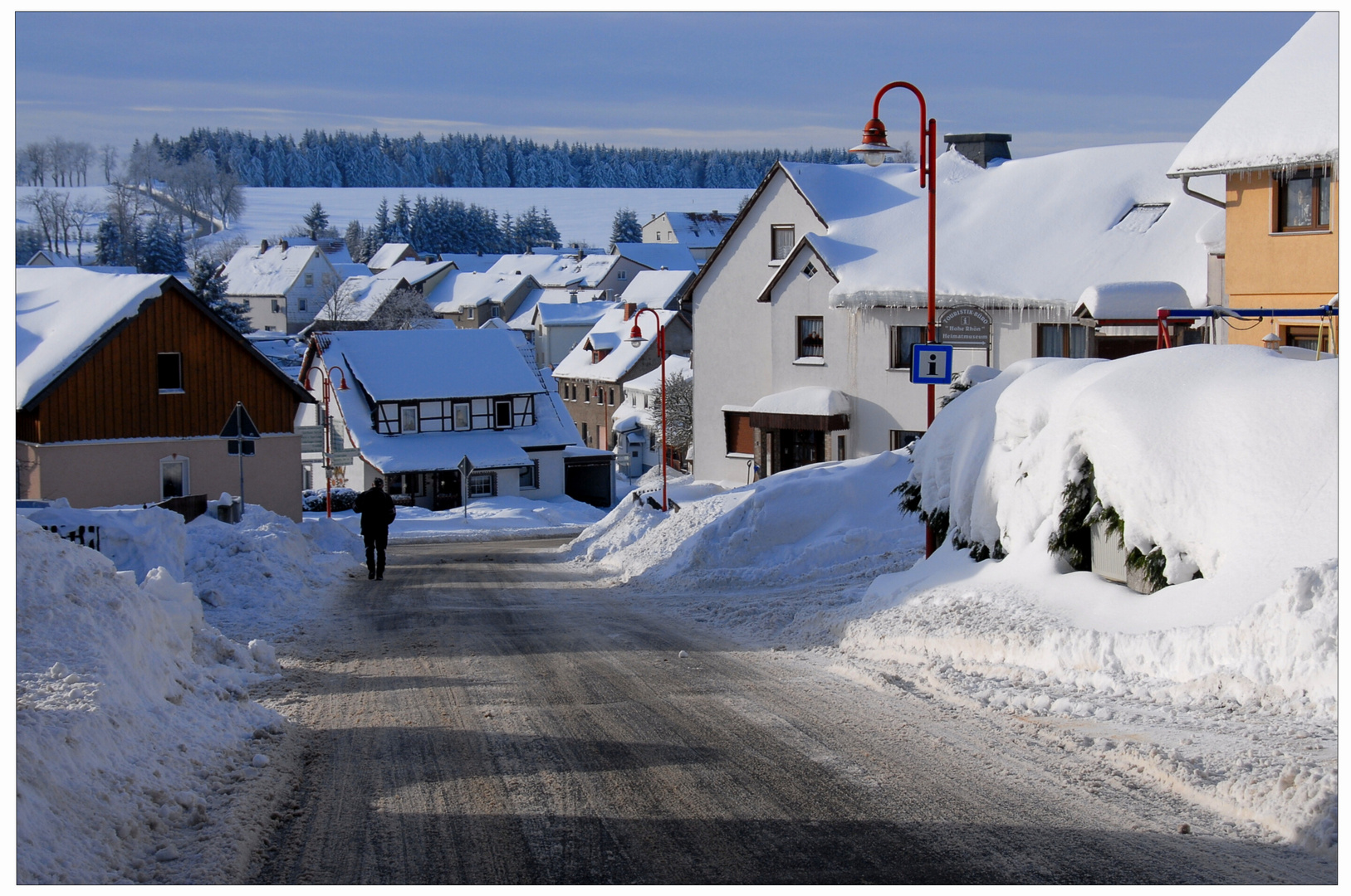 Invierno en el pueblo (Winter im Dorf)