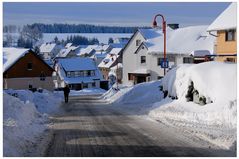 Invierno en el pueblo (Winter im Dorf)