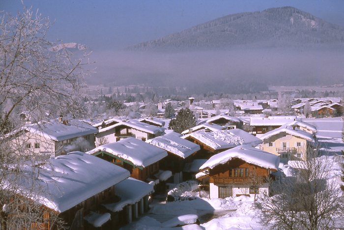 Inzell mit Nebel