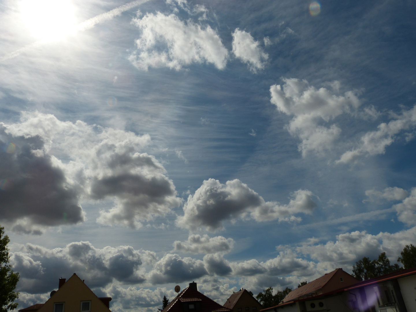 Inzenierung am Himmel