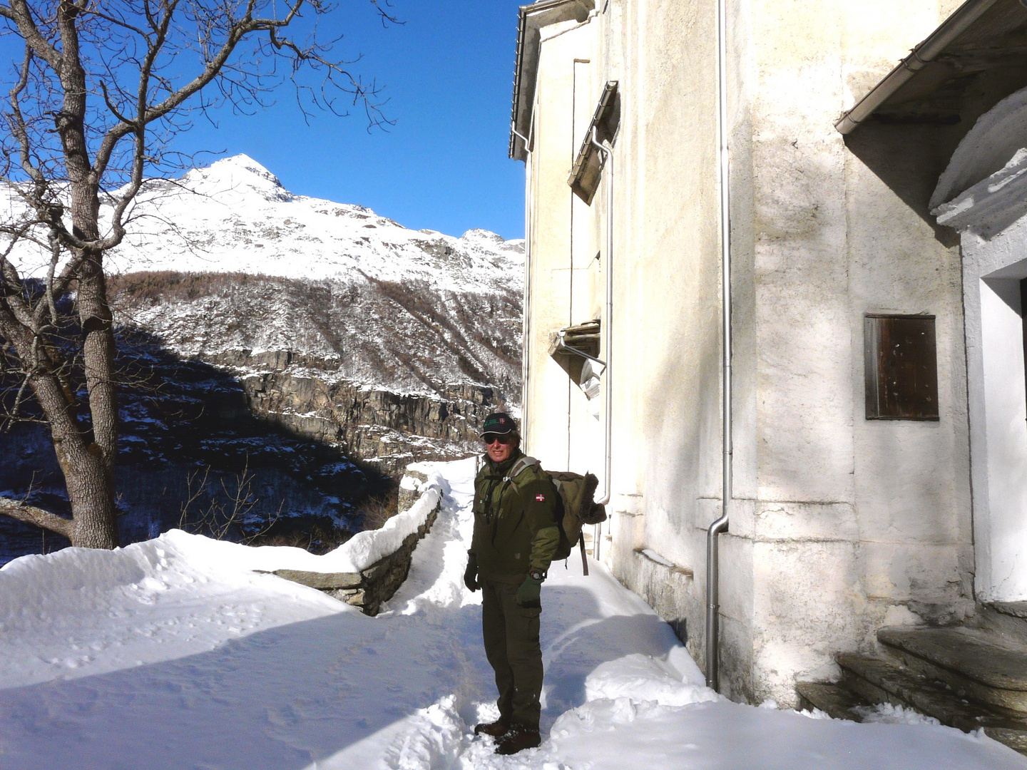 Io al Santuario di Forno Alpi Graie