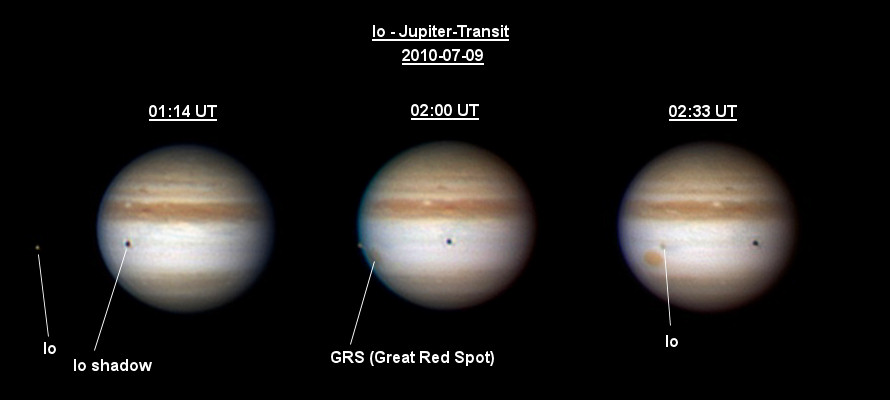 Io - Jupiter-Transit vom 09.07.2010