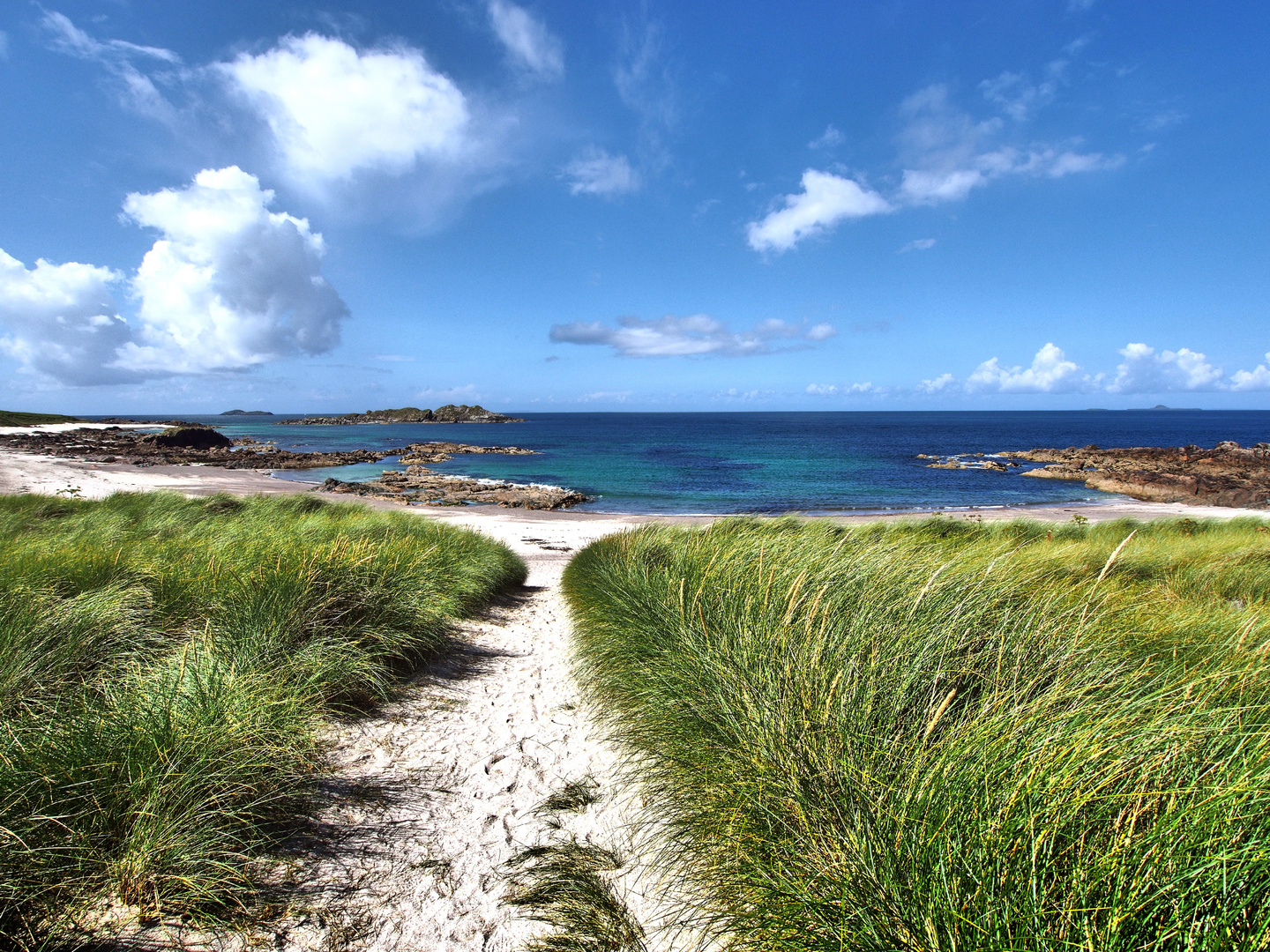 Iona - Insel der Inneren Hebriden in Schottland (neben der Isle of Mull)-II