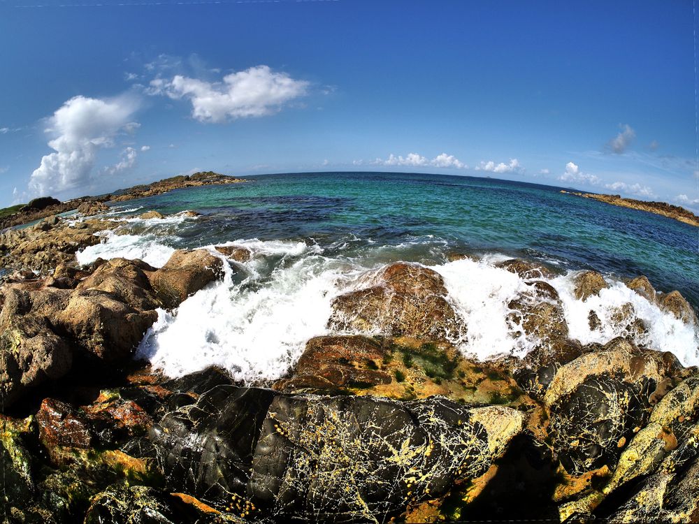 Iona - Insel der Inneren Hebriden in Schottland (neben der Isle of Mull)-III-Fisheye