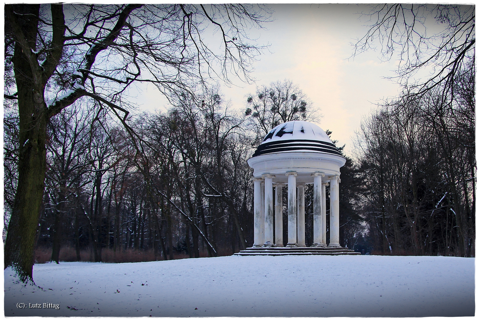 Ionischer Tempel im Winter