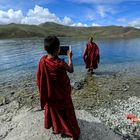 Ipad in Tibet 