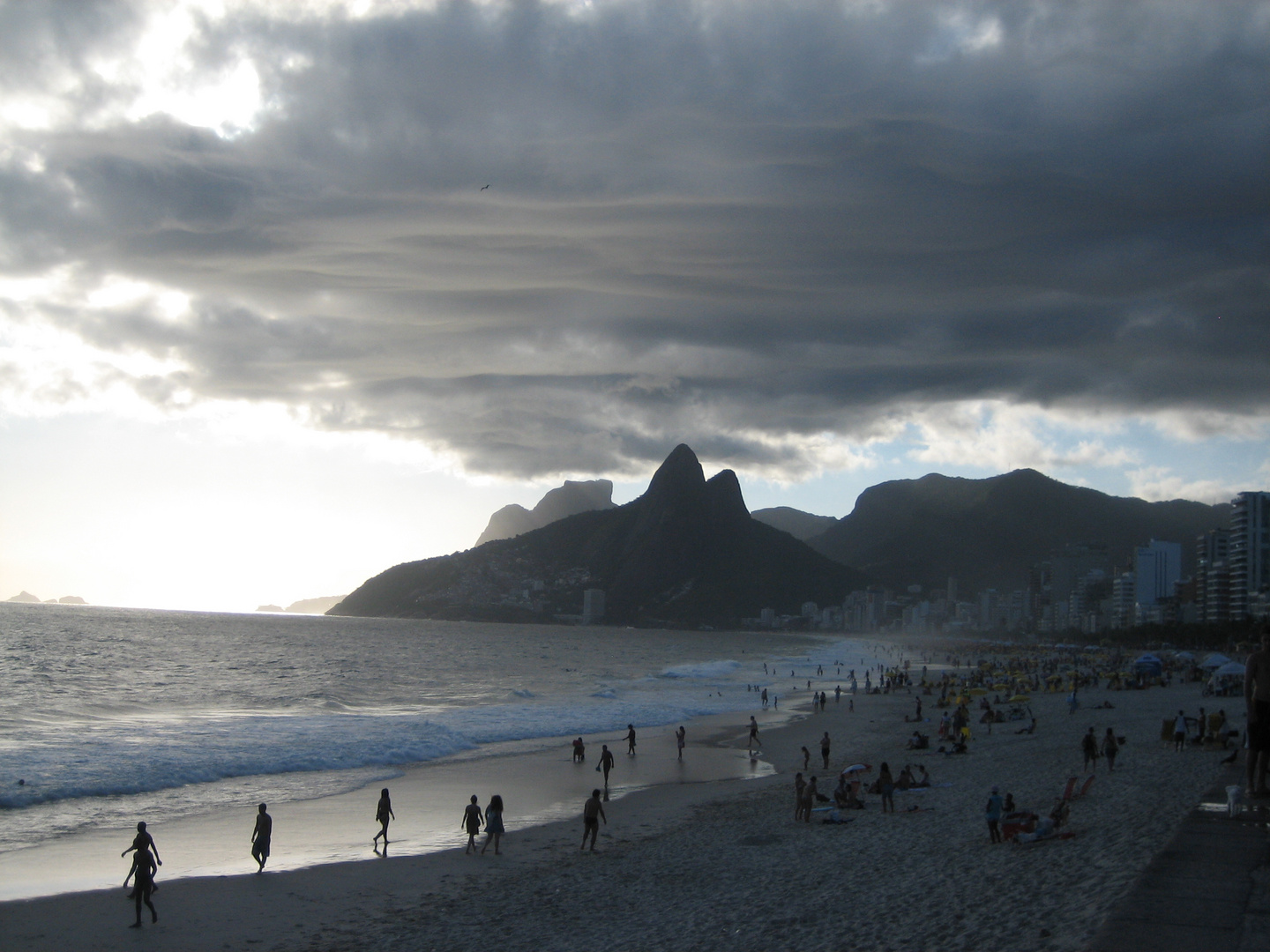 Ipanema vor dem Regensturm