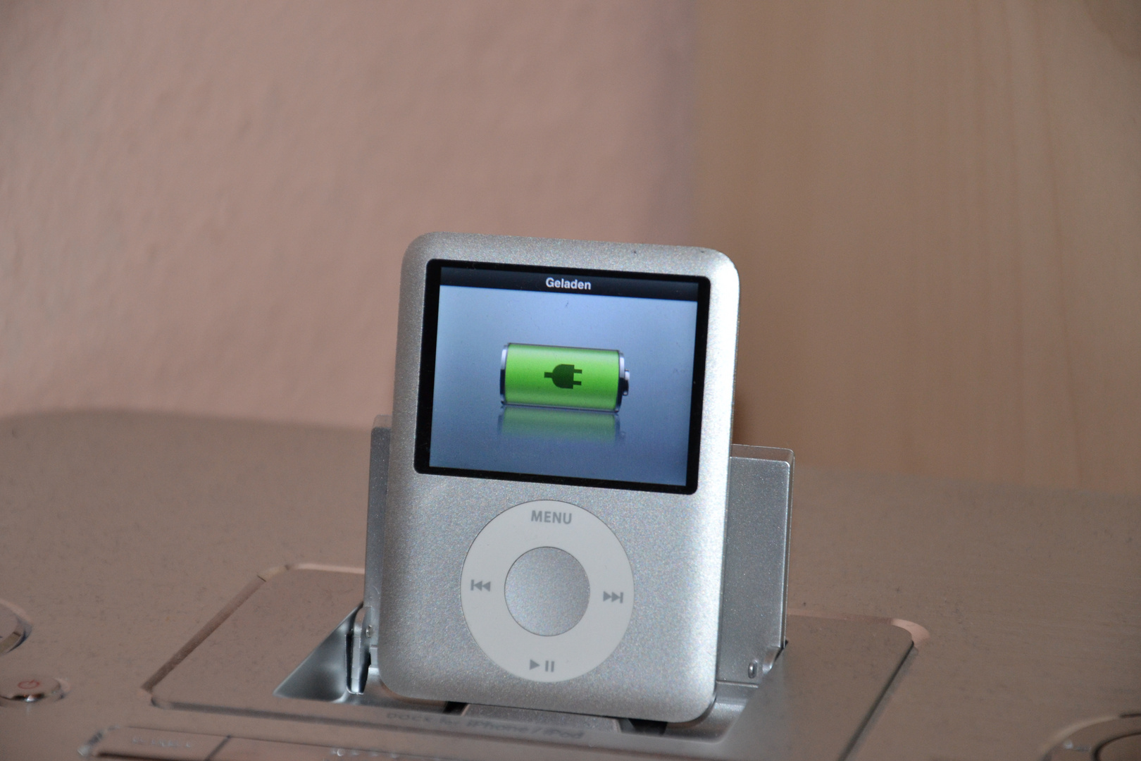 Ipod--geladen....