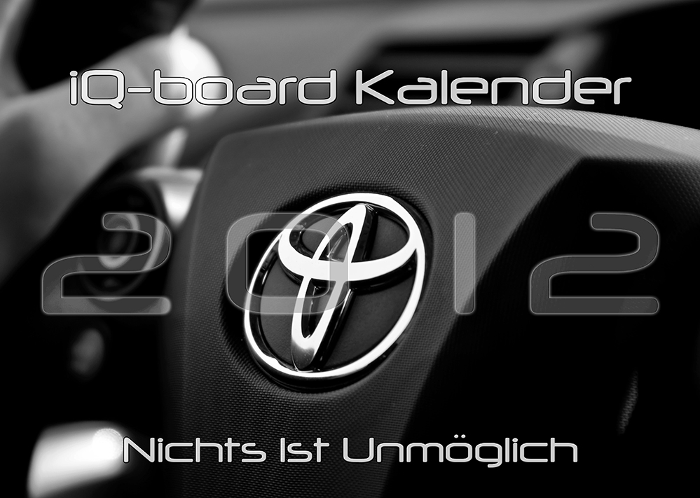 IQ-Board Kalender 2012 - Deckblatt