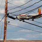 Iqaluit 2010 plane on wires