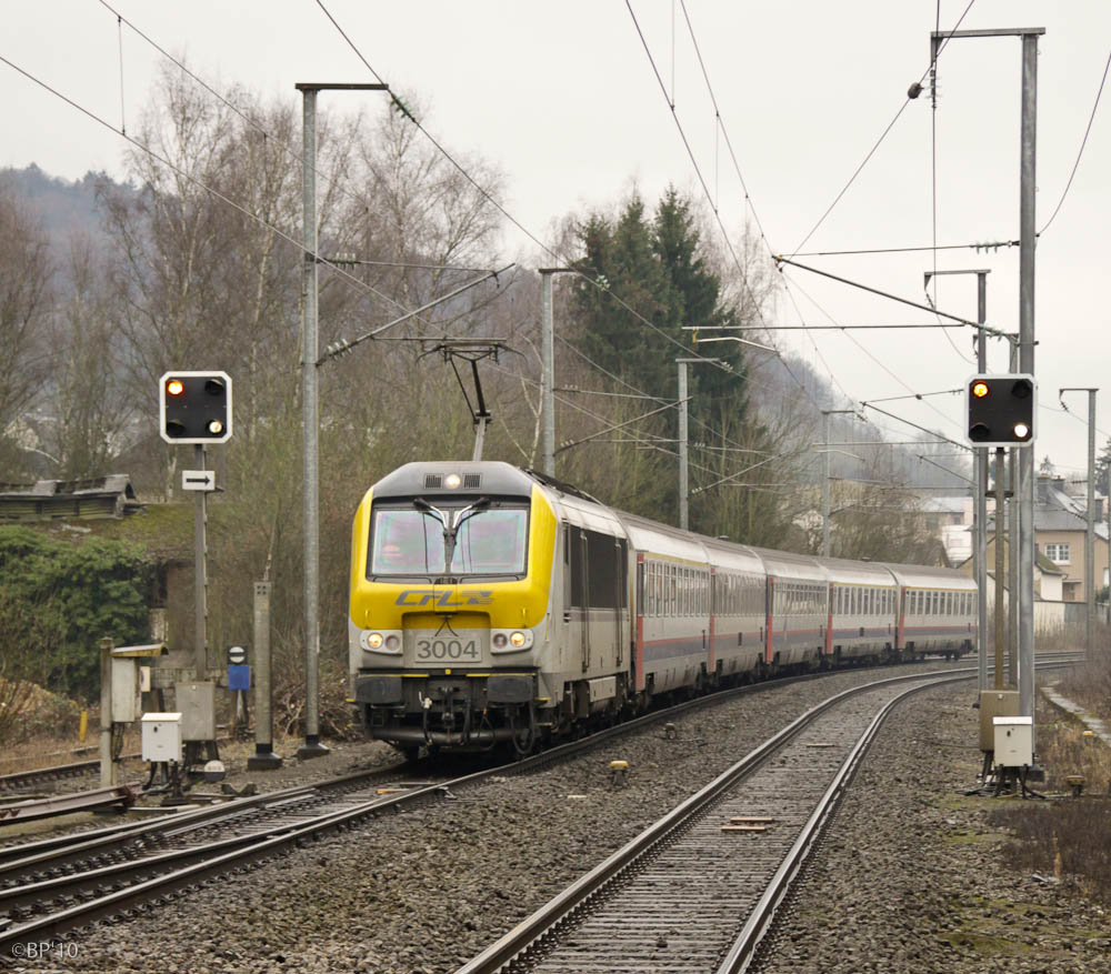 IR 116 Luxembourg-Liers mit CFL 3004