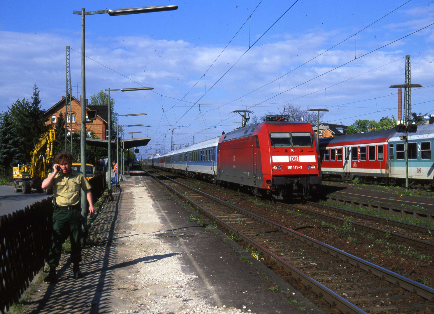 IR und Polizei in Lu Rheingönheim