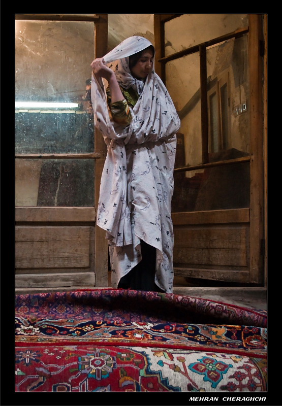 Iranian Carpet - Iranian Woman