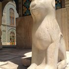 Iranian lion on Golestan palace .Tehran