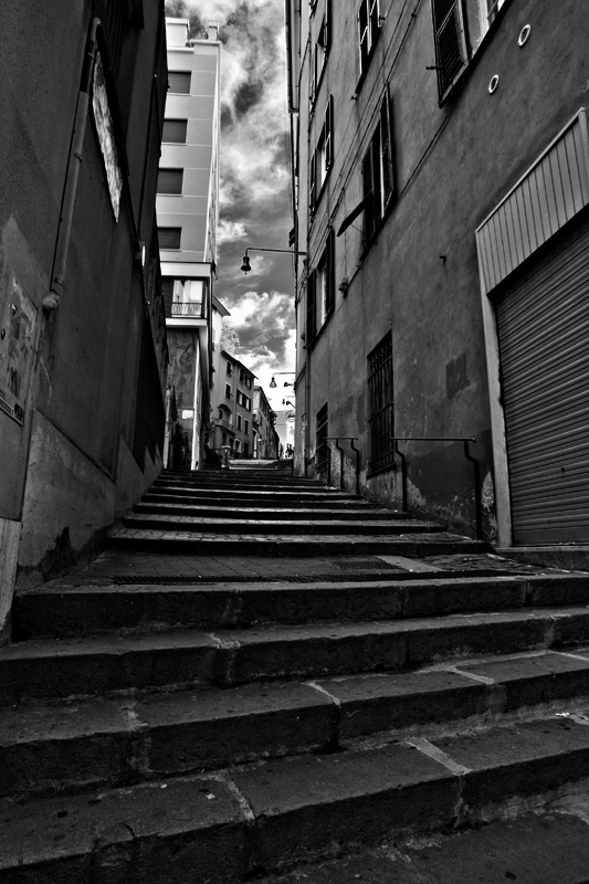 Irgend eine Treppe in Genua