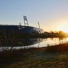 Irgendwann geht die Sonne auch wieder ÜBER dem Weserstadion auf