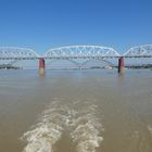 Irgendwo auf dem Irrawaddy River in Myanmar