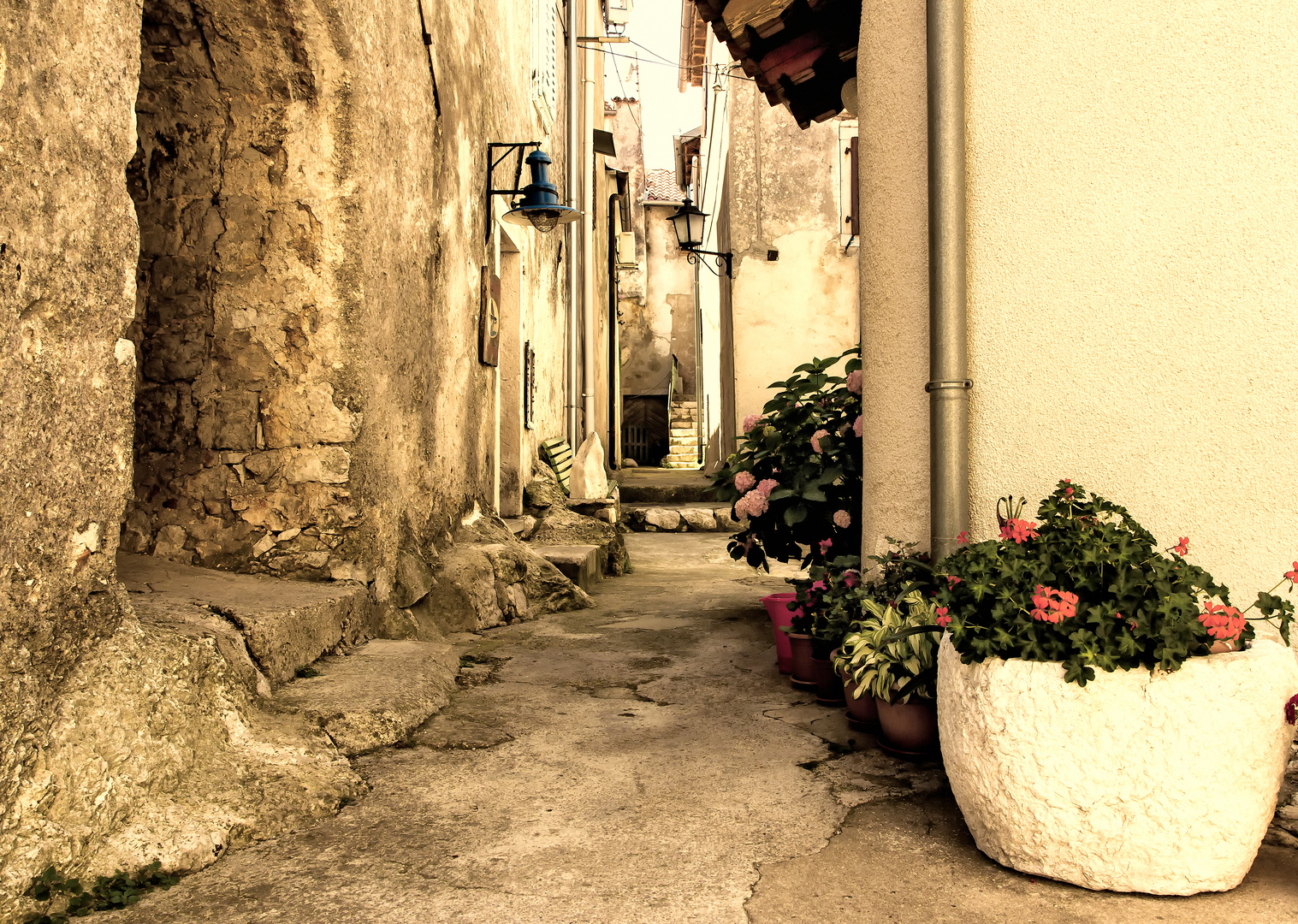 Irgendwo eine Gasse in Kroatien