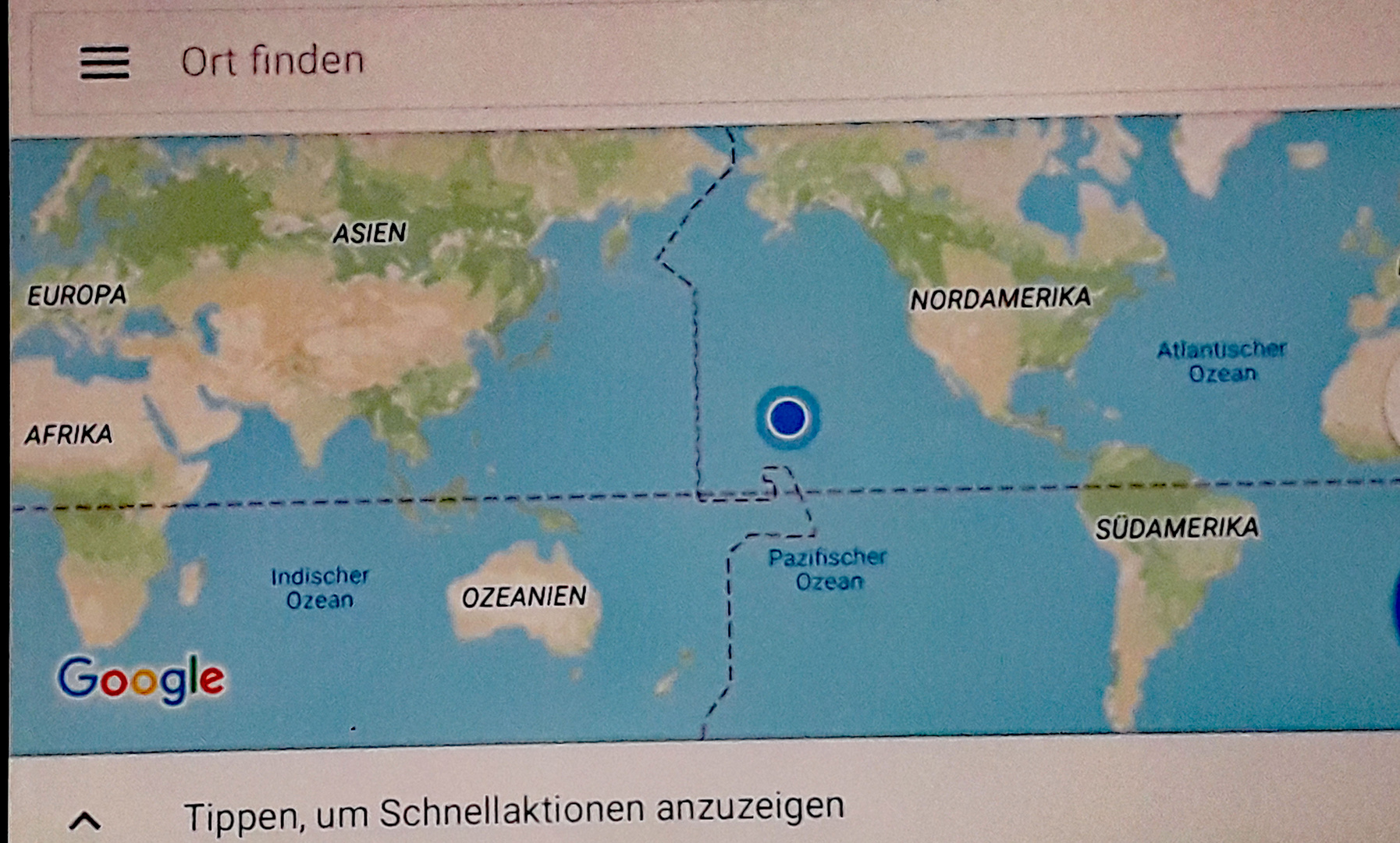 Irgendwo im Nirgendwo - Google Maps