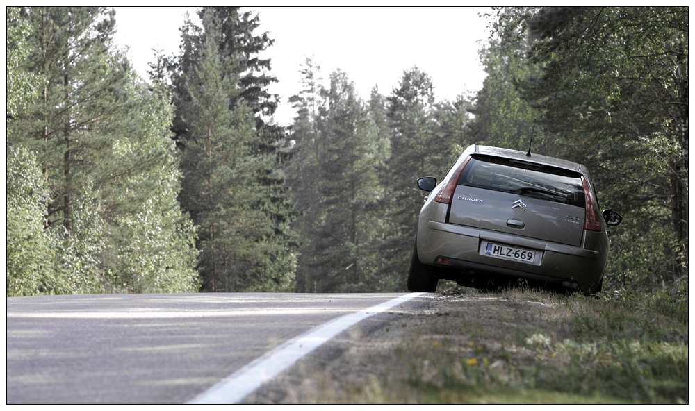 Irgendwo in Finnland am Straßenrand....