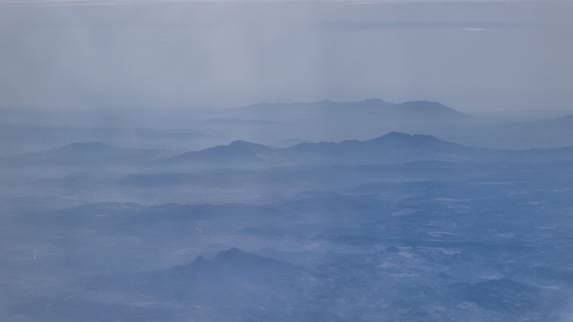 Irgendwo in Spanien - Berge im Dunst