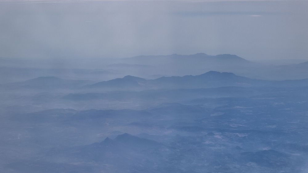 Irgendwo in Spanien - Berge im Dunst