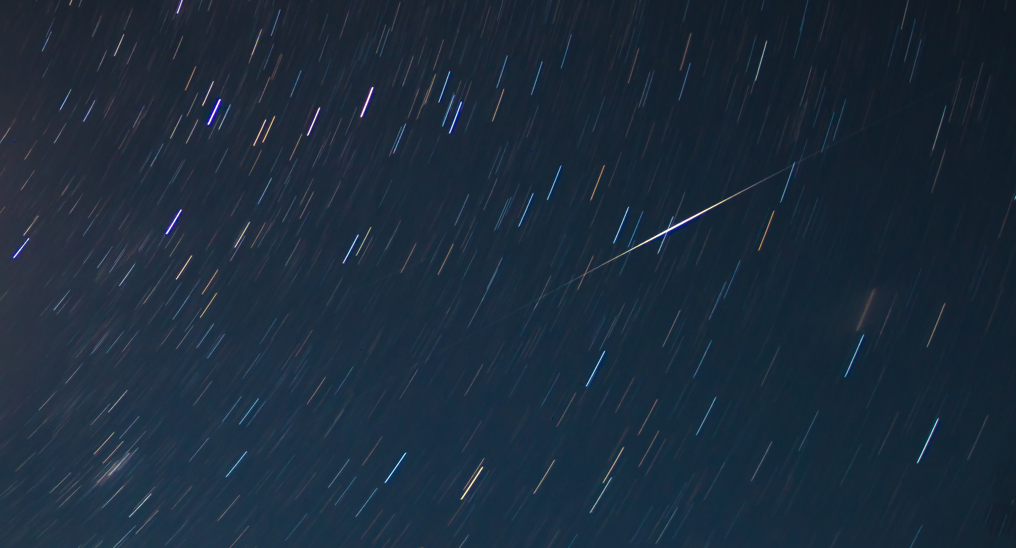 Iridium-Flare  im Sternenhagel  2016