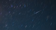 Iridium-Flare  im Sternenhagel  2016