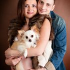 Irina+Viktor mit Hund