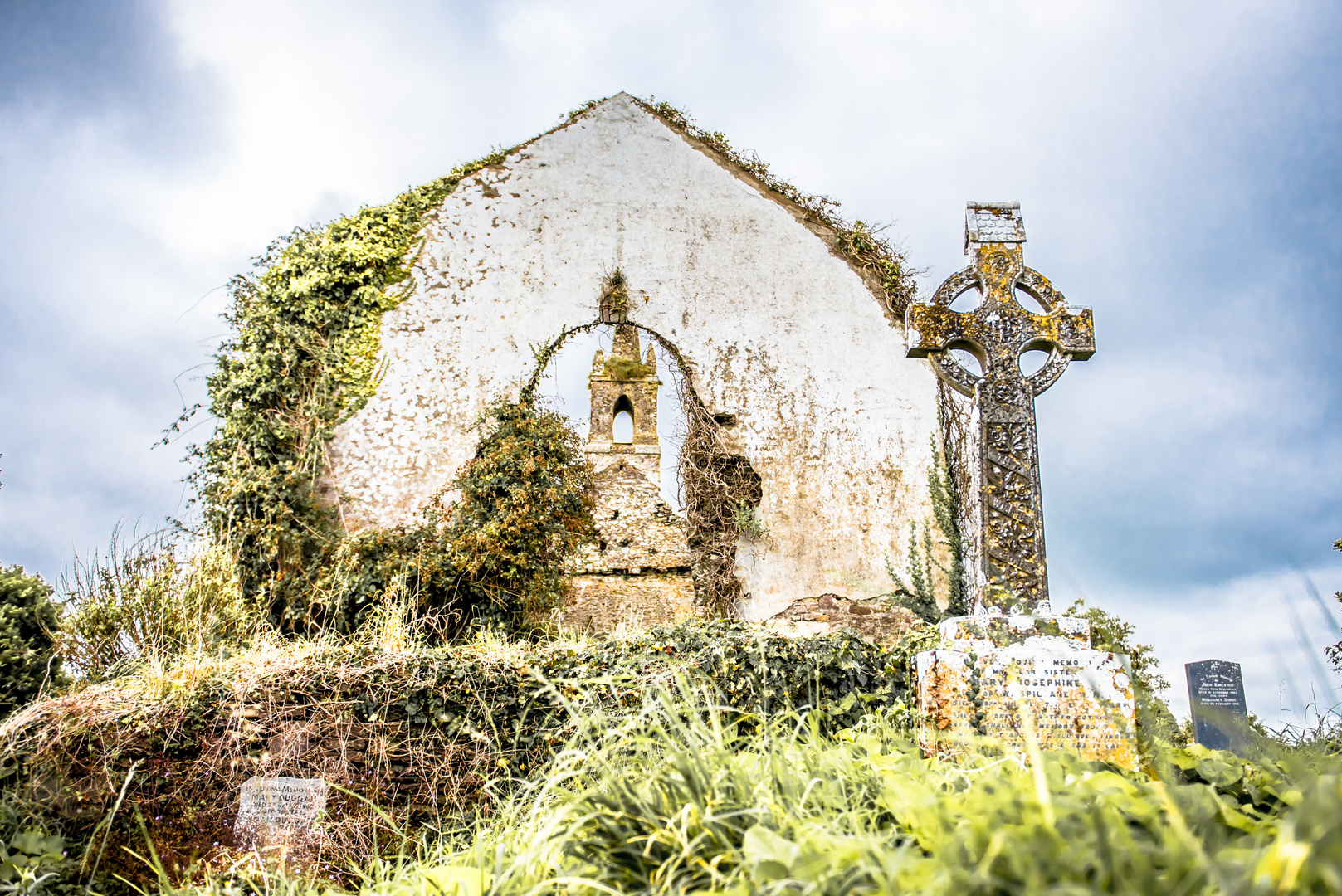 Irische Kirchenruine bei Cork