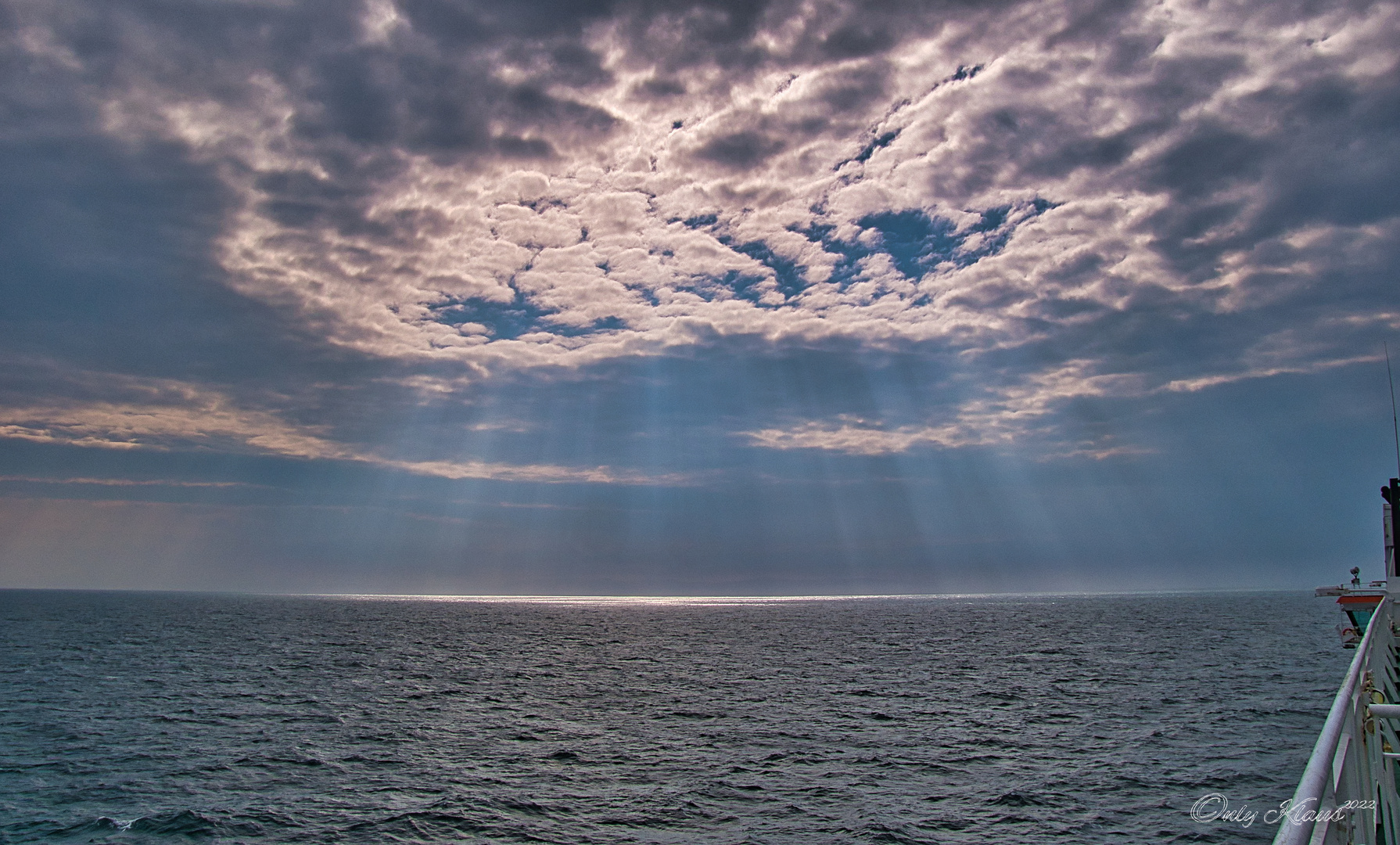 Irische See auf dem Weg nach Dublin