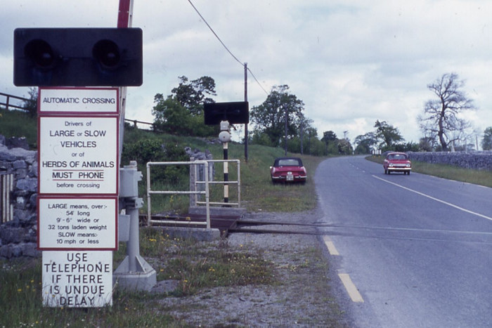 Irischer Bahnübergang 1971